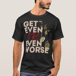 ラスベガスでイーブンかさらに悪くギャンブル Tシャツ