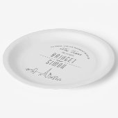 ラスベガスで愛結婚する ペーパープレート (アングル)