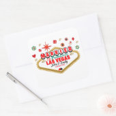 ラスベガスで結婚したカップルにおすすめのバケーション ネバダ スクエアシール (封筒)