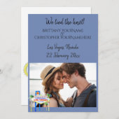 ラスベガスで結婚しました 結婚報告 招待状 (正面/裏面)