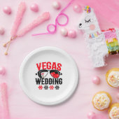 ラスベガスで結婚 - ヴェガス・ウェディング・パーティー ペーパープレート (パーティー)