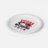 ラスベガスで結婚 - ヴェガス・ウェディング・パーティー ペーパープレート (アングル)