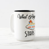 ラスベガスで起きたことはラスベガスに留まる マグ ☕ | おもしろグッズ (正面左)