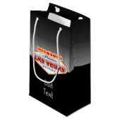 ラスベガスに熱中される、ネバダのおもしろいな印 スモールペーパーバッグ (正面アングル)