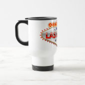 ラスベガスに熱中される、ネバダのおもしろいな印 トラベルマグ (左)