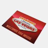 ラスベガスに熱中される、ネバダのおもしろいな印 ドアマット (アングル)