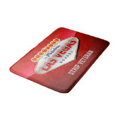 ラスベガスに熱中される、ネバダのおもしろいな印 バスマット (アングル)