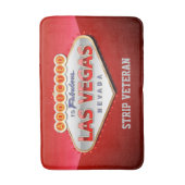 ラスベガスに熱中される、ネバダのおもしろいな印 バスマット (正面縦)