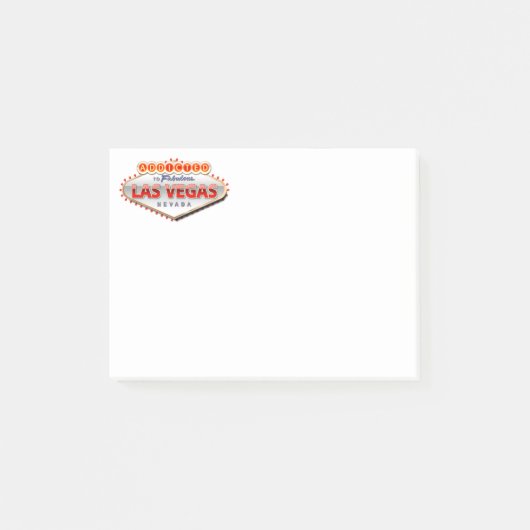 ラスベガスに熱中される、ネバダのおもしろいな印 ポストイット (正面)