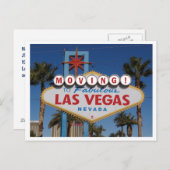 ラスベガスに移動するクラシック記号 案内ポストカード (正面/裏面)