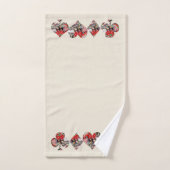 ラスベガスのアイコン遊のカードの形状 バスタオルセット (ハンドタオル)