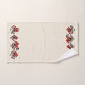 ラスベガスのアイコン遊のカードの形状 バスタオルセット (ハンドタオル)