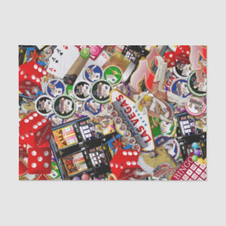 ラスベガスのアイコン – ギャンブラーDelightティッシュペーパー 薄葉紙