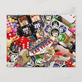 ラスベガスのアイコン～ギャンブラーDelight ポストカード