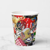 ラスベガスのアイコン* Gamblers Delight紙カップ 紙コップ (正面)