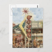 ラスベガスのアートワークはがき ポストカード (正面/裏面)