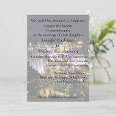 ラスベガスのウェディング・ブルバードの景観 招待状 (スタンド正面)