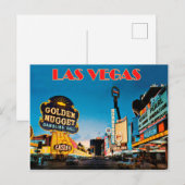 ラスベガスのカジノ ポストカード (正面/裏面)