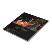 ラスベガスのカラフルなスカイライン タイル (側面)