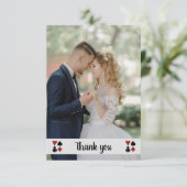 ラスベガスのカードが写真結婚に合う サンキューカード (スタンド正面)