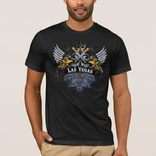 ラスベガスのギター Tシャツ (正面)