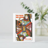 ラスベガスのクイーン遊ズカード、ヴィンテージ旅行 ポストカード (スタンド正面)