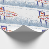 ラスベガスのクリスマスラッピング紙 ラッピングペーパー (角)