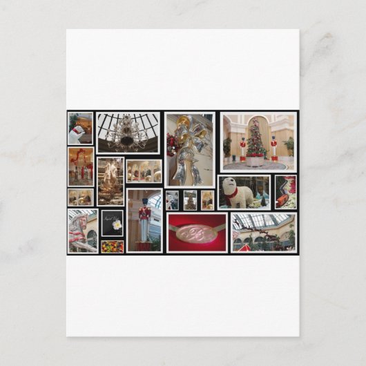 ラスベガスのクリスマス シーズンポストカード (正面)