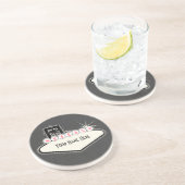 ラスベガスのコースター-あなたの名前をカスタマイズ コースター (側面)