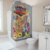 ラスベガスのシャワー・カーテンのコレクションの灰色 シャワーカーテン (インサイチュ)