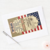 ラスベガスのシール 長方形シール (封筒)