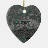 ラスベガスのスカイライン セラミックオーナメント (右)