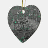 ラスベガスのスカイライン セラミックオーナメント (左)