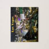 ラスベガスのストリップの空中写真夜 ジグソーパズル (縦)