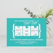 ラスベガスのスロットマシンバチェロレッテ 招待状 (スタンド正面)