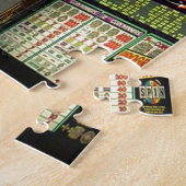 ラスベガスのスロットマシン ジグソーパズル (側面)