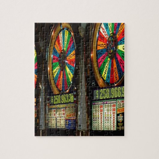 ラスベガスのスロットマシン ジグソーパズル (縦)