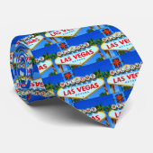 ラスベガスのタイのネクタイメンズギフトへの歓迎 ネクタイ (ロール)