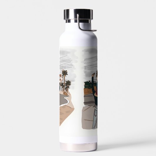 ラスベガスのチェックインへようこそ。 ウォーターボトル (左面)