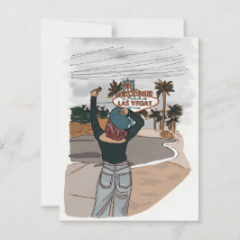 ラスベガスのチェックインへようこそ。 ポストカード