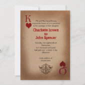 ラスベガスのナチュラルな結婚式の招待状 招待状 (正面)