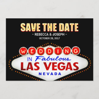 ラスベガスのネオンサイン-日付の結婚式を救って下さい セーブザデート