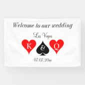 ラスベガスのバナー結婚の看板へようこそ 横断幕