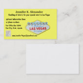 ラスベガスのパーティーのプランナーのイベント 名刺 (正面/裏面)