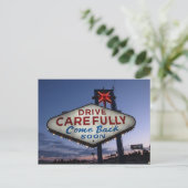 ラスベガスのポストカードを慎重に運転 ポストカード (スタンド正面)