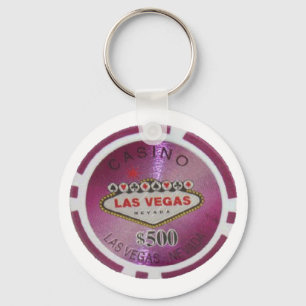 ラスベガスのポーカープレイヤーKeychain キーホルダー