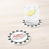 ラスベガスのポーカー用のチップのコースター コースター (側面)