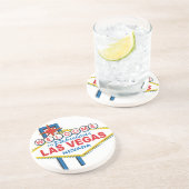 ラスベガスのレトロの印 コースター (側面)