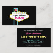 ラスベガスの印のプロフェッショナルの運転者 名刺 (正面/裏面)