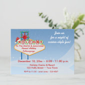 ラスベガスの印の休日の招待状 招待状 (スタンド正面)